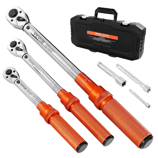VEVOR Three Piece Click Torque Wrench Set For Bicycle Repair