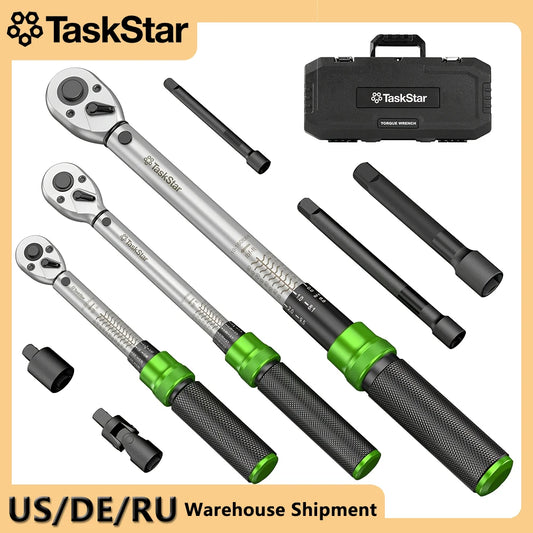 NONE TaskStar Bicycle Torque Wrench Set With Adapters
