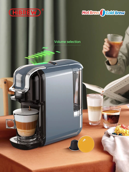 HiBREW 5 In 1 Capsule Coffee Machine Nespresso Dolce Gusto