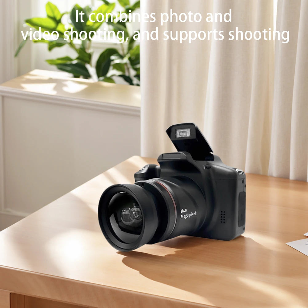 ALLOYSEED 16MP Digital Camera With 16X Zoom Camcorder For Photography And Video