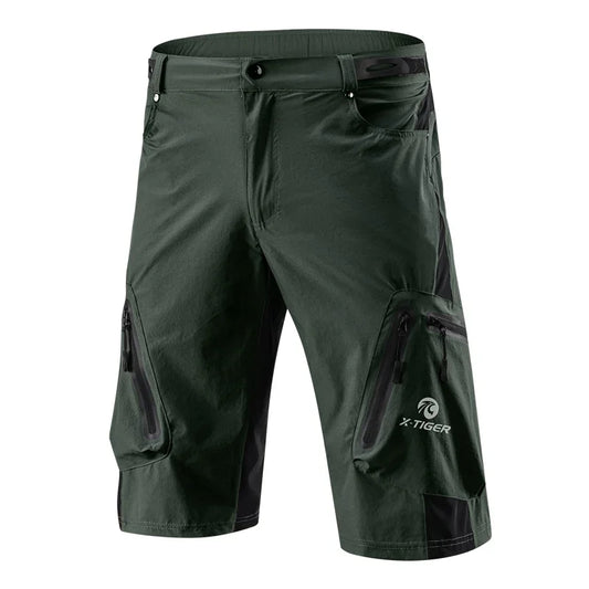 X-TIGERCN Men's Cycling Shorts With 5D Gel Pad MTB Downhill
