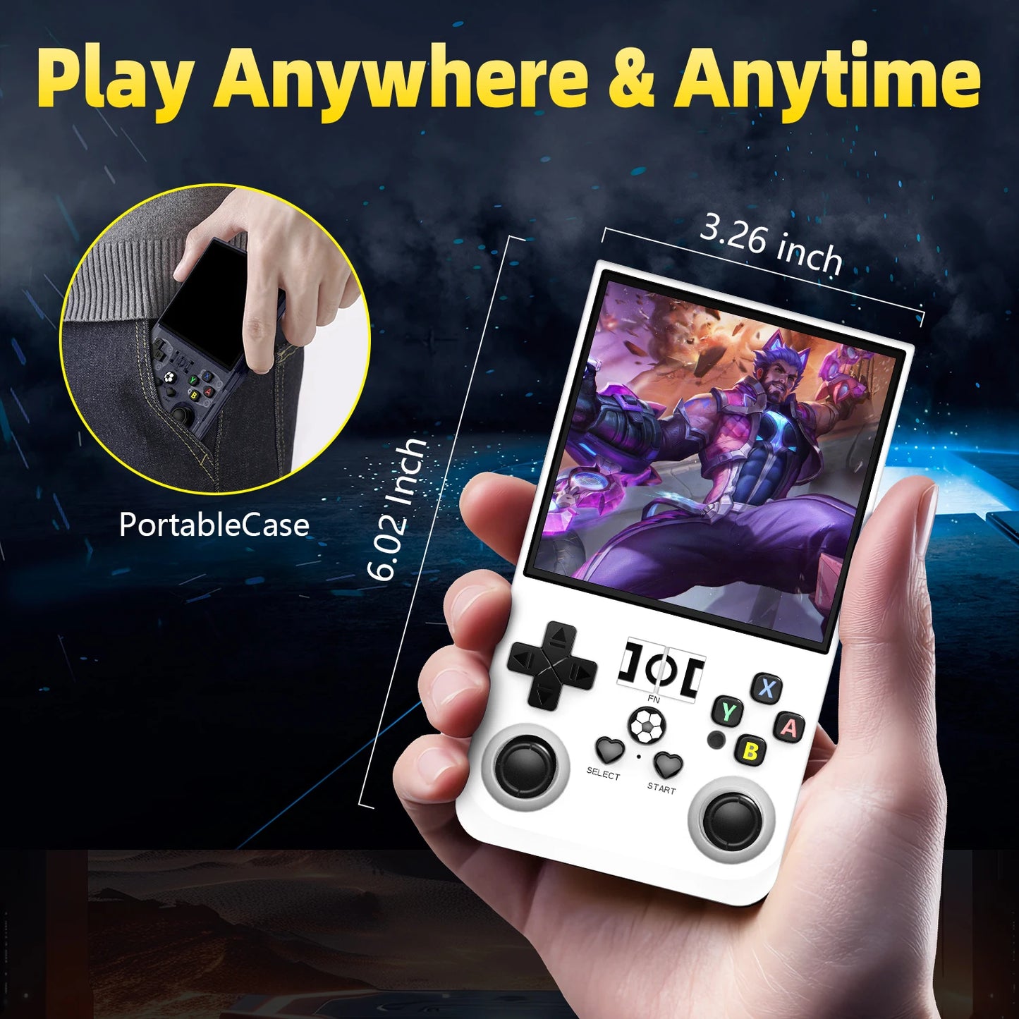 AISLPC R36MAX Handheld Game Console RK3326 Retro Portable Open Source
