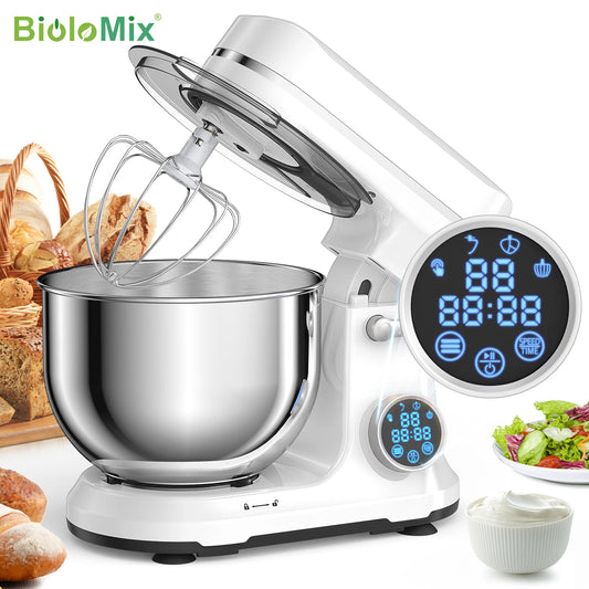 Biolomix 1200W Stand Mixer With 11 Speeds Digital OLED