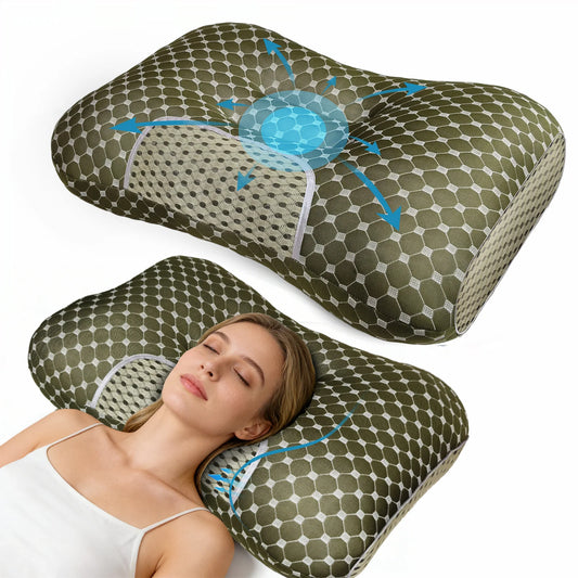 Neck Massage Pillow For Couples Soft Knit Ergonomic Design
