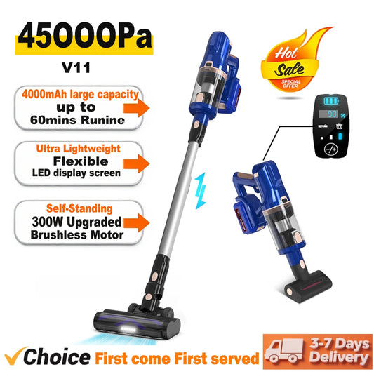 INSE UMLO V11 300W Cordless Vacuum Cleaner With Brushless Motor