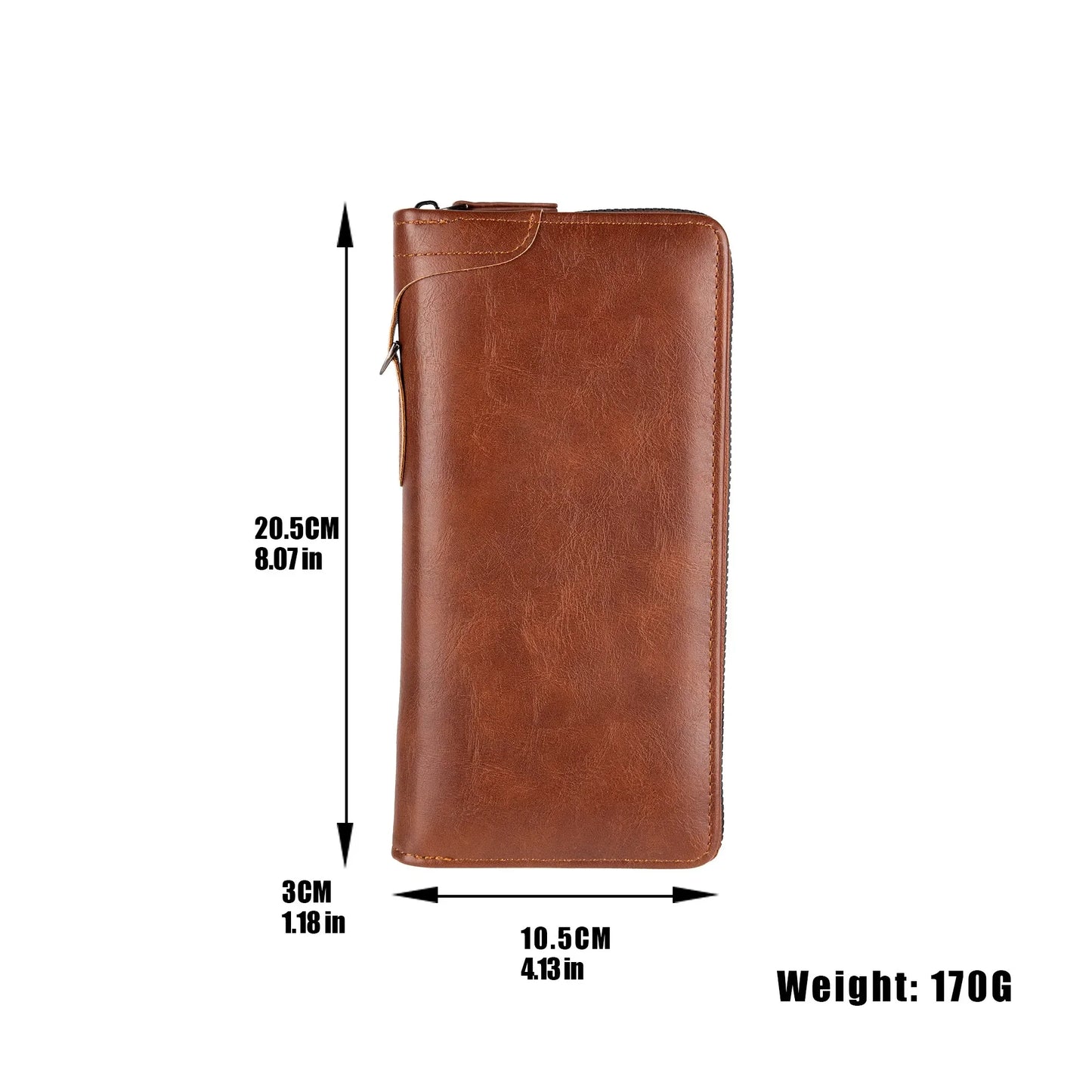 NONECN Men's PU Leather RFID Blocking Wallet Card Holder