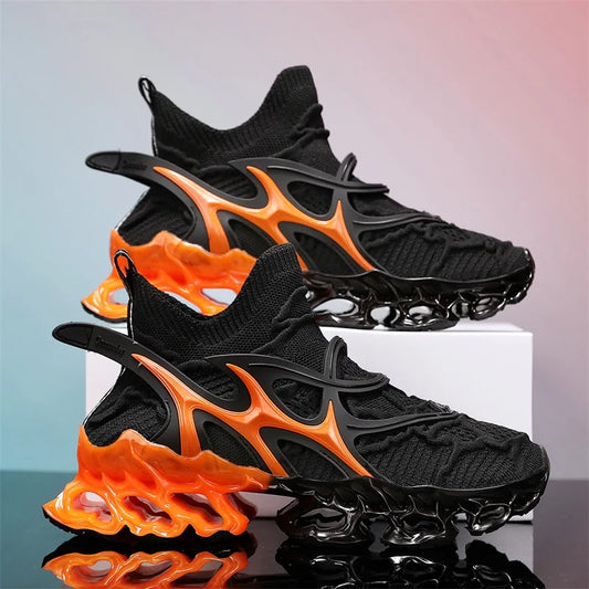 Men Breathable Casual Sneakers Lace Up Trainers For Everyday Wear