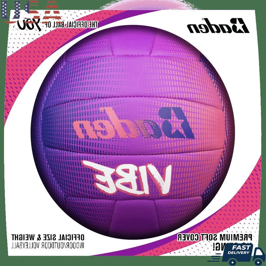 Indoor Outdoor Recreational Volleyball With Cushioned Synthetic Leather Cover