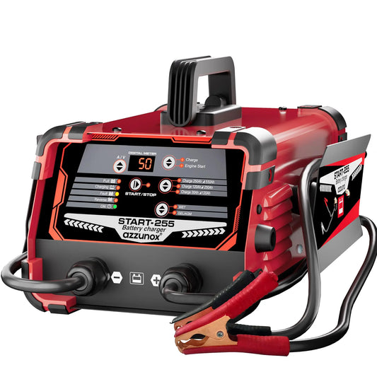 Professional 50-Amp Battery Charger 12V/24V Smart Battery Maintainer