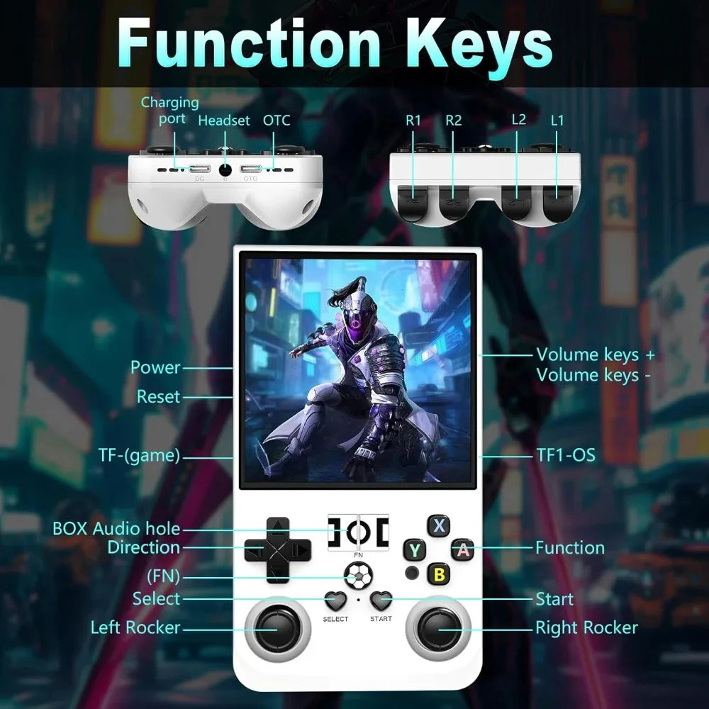 AISLPC R36MAX Handheld Game Console RK3326 Retro Portable Open Source