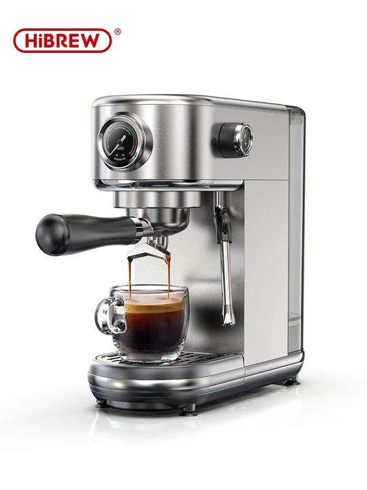 HiBREW 20 Bar Semi Automatic Espresso Machine H10B Adjustable Temperature