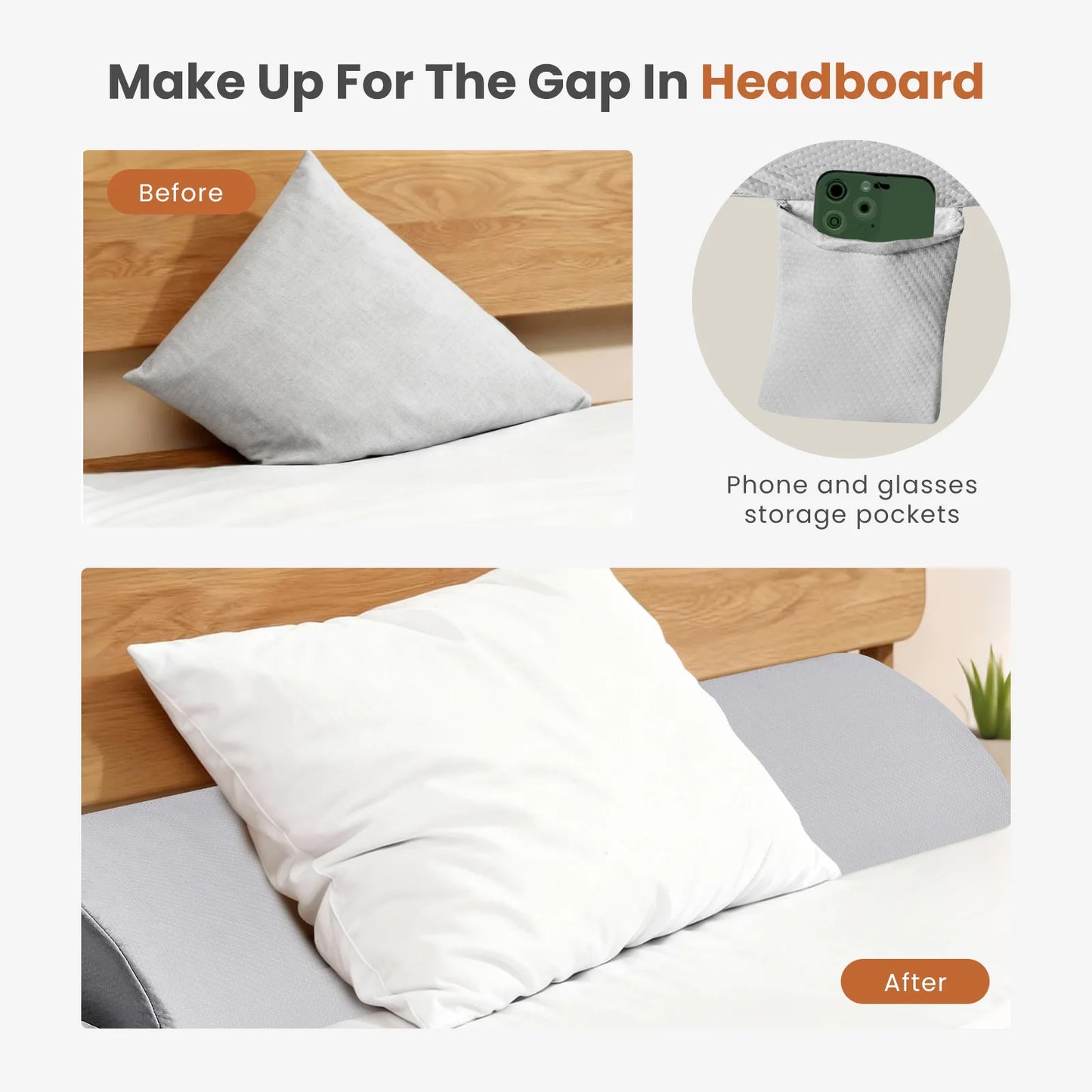 JHK Ventilated Memory Foam Neck Pillow for Ergonomic Support
